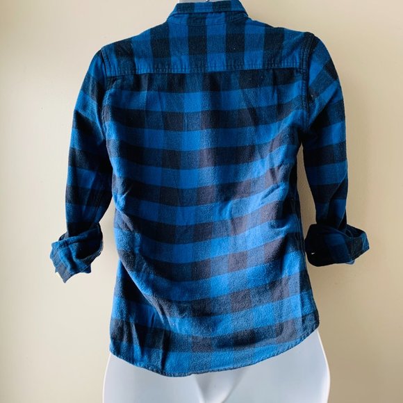 🇺🇸 ABERCROMBIE KIDS flannel buffalo shirt 13/14 - Picture 13 of 15